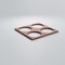 Ekena Millwork Extra Small Wembley Decorative Fretwork Wood Wall Panels, Wood, 7 3/8"W x 7 3/8"H x 3/8"T WALW08X08X0375WEMMF - alternate 2